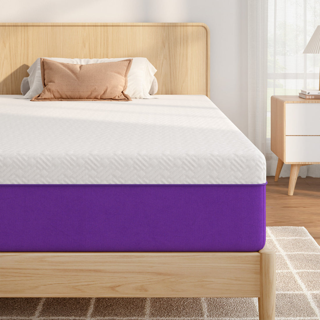 10" Mattress Twin Size, Gel Memory Foam Medium Mattress With Removable Washable Cover