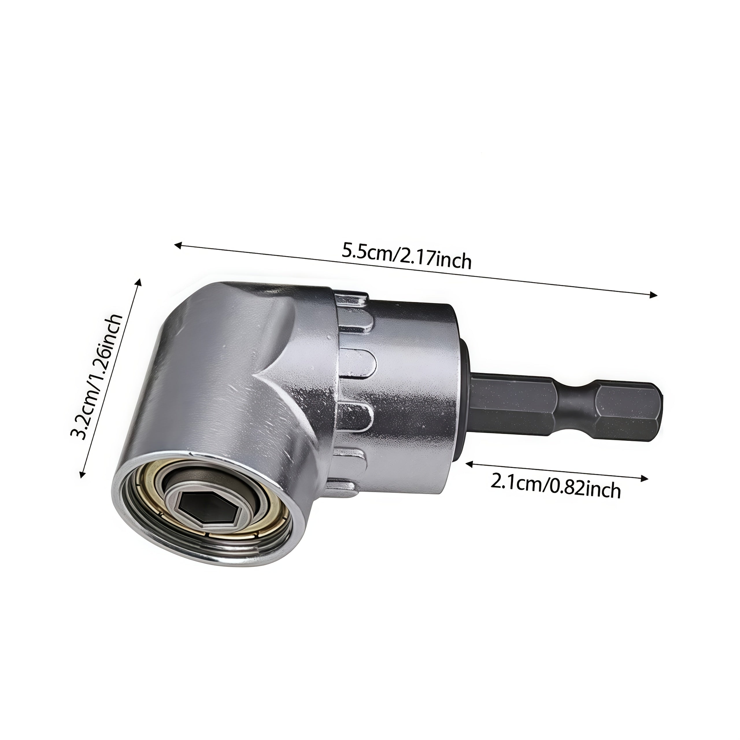 right angle drill bit quick change screwdriver adapter
