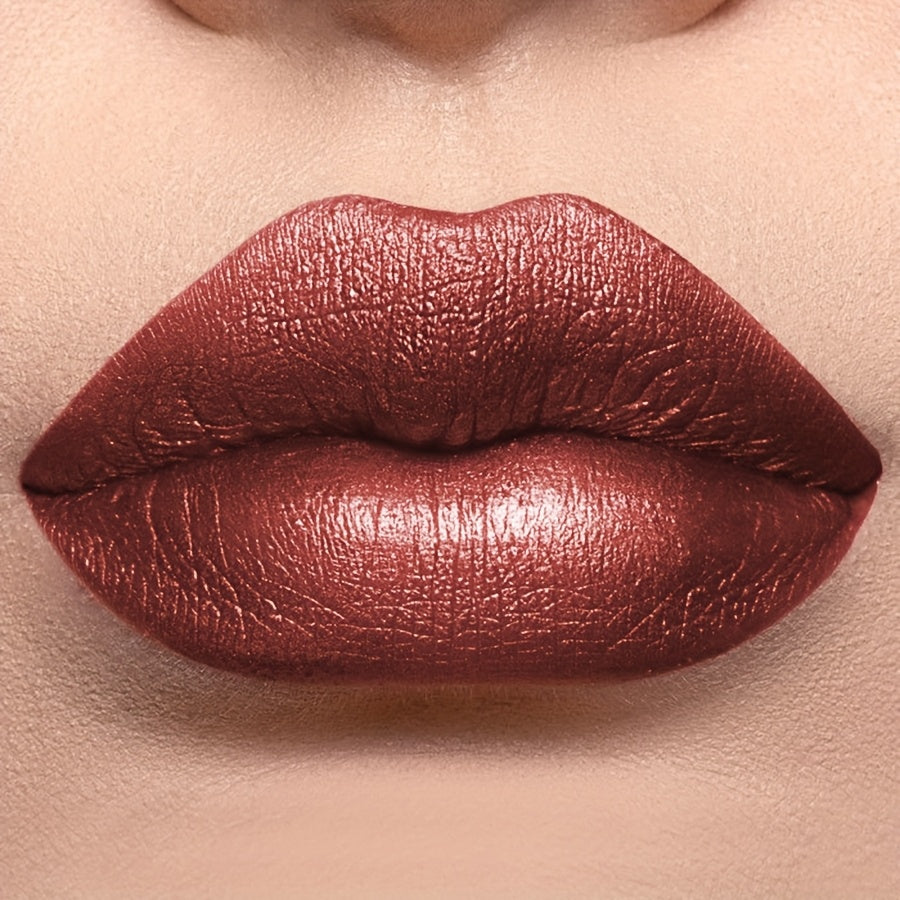 natural shiny sparkle reddish brown lip glaze vibrant colors