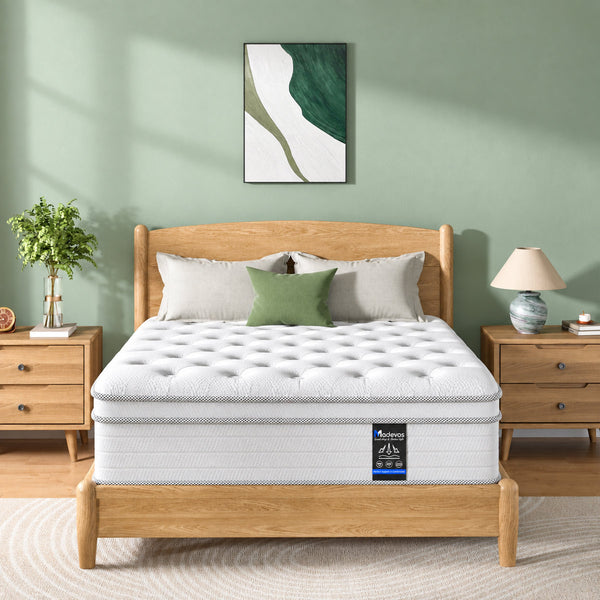 12"/14" Medium Firm Hybrid Pocket Spring Mattress In A Box