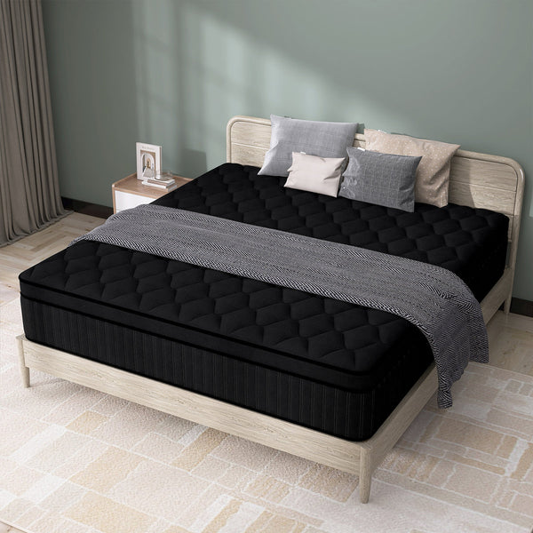 12"/14" Medium Memory Foam Pocket Spring Hybrid Mattress