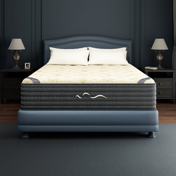 12" High-end Medium & Firm Reversible Cashmere Gel Memory Foam Mattress With Certipur-US and SGS Fire Certified