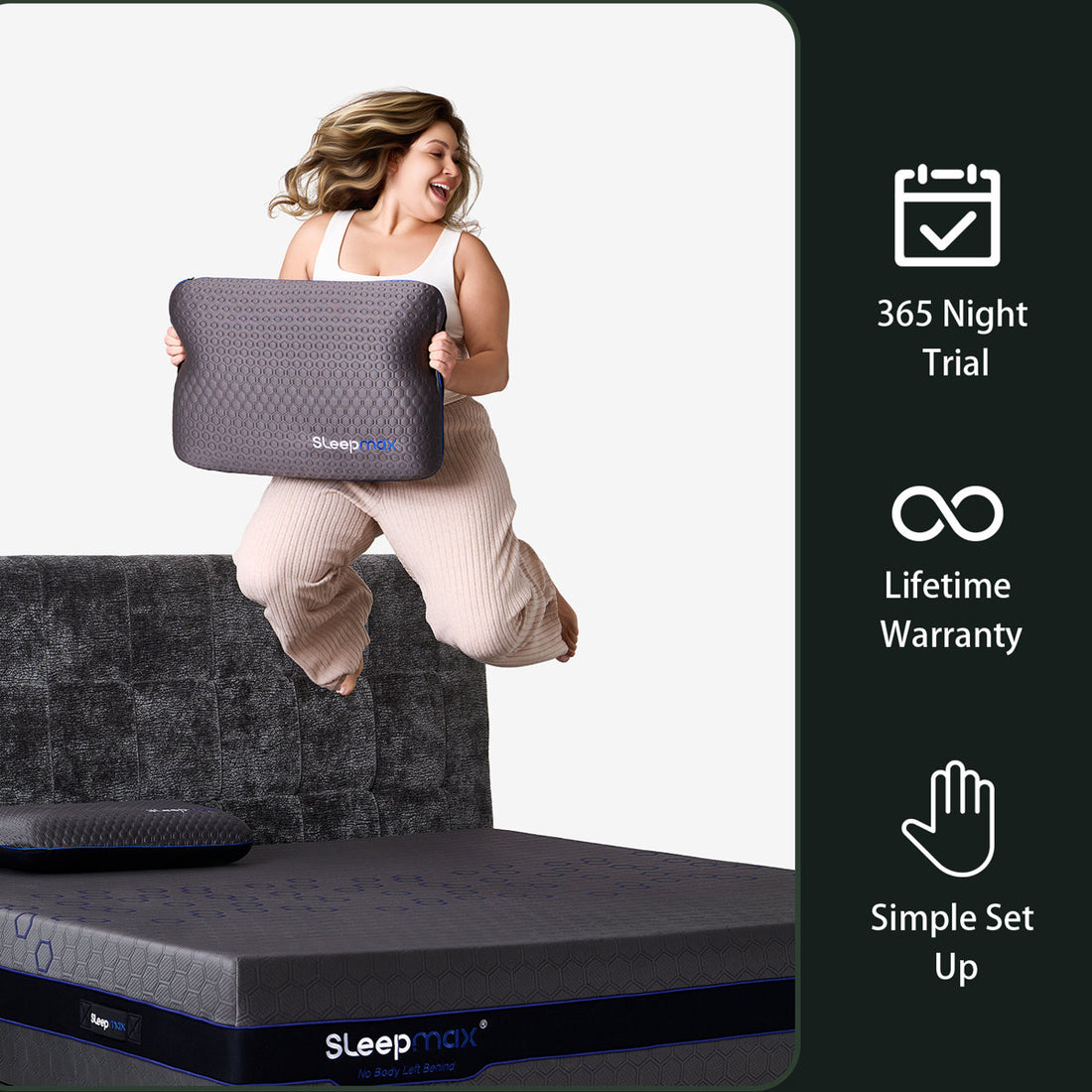 12" Hybrid Mattress,Engineered Cooling & Targeted Support For Deep Restorative Sleep