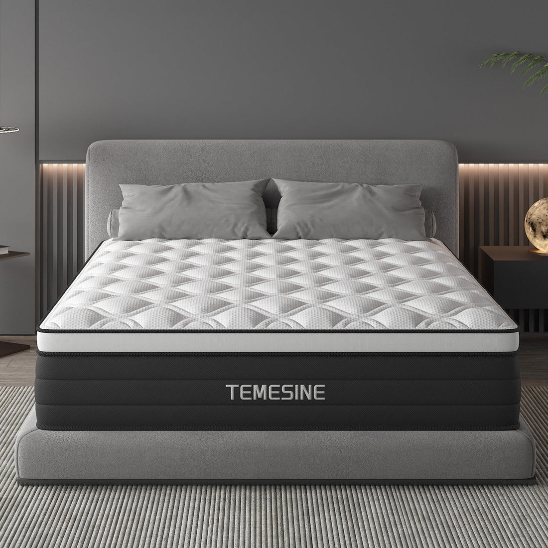 12" Medium-Firm Hybrid Mattress Pocket Springs Mattress in a Box