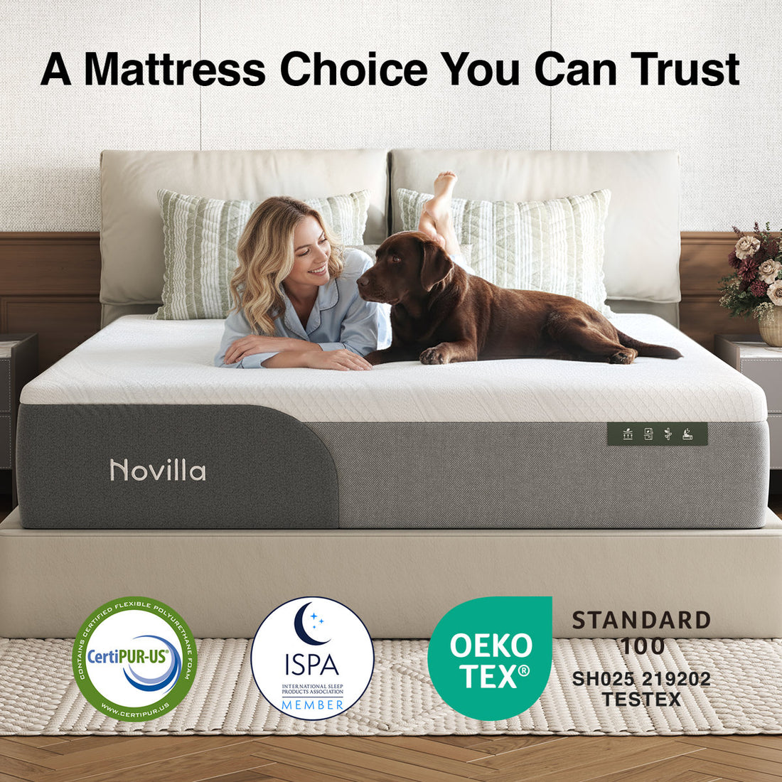 12'' Gel Memory Foam Mattress