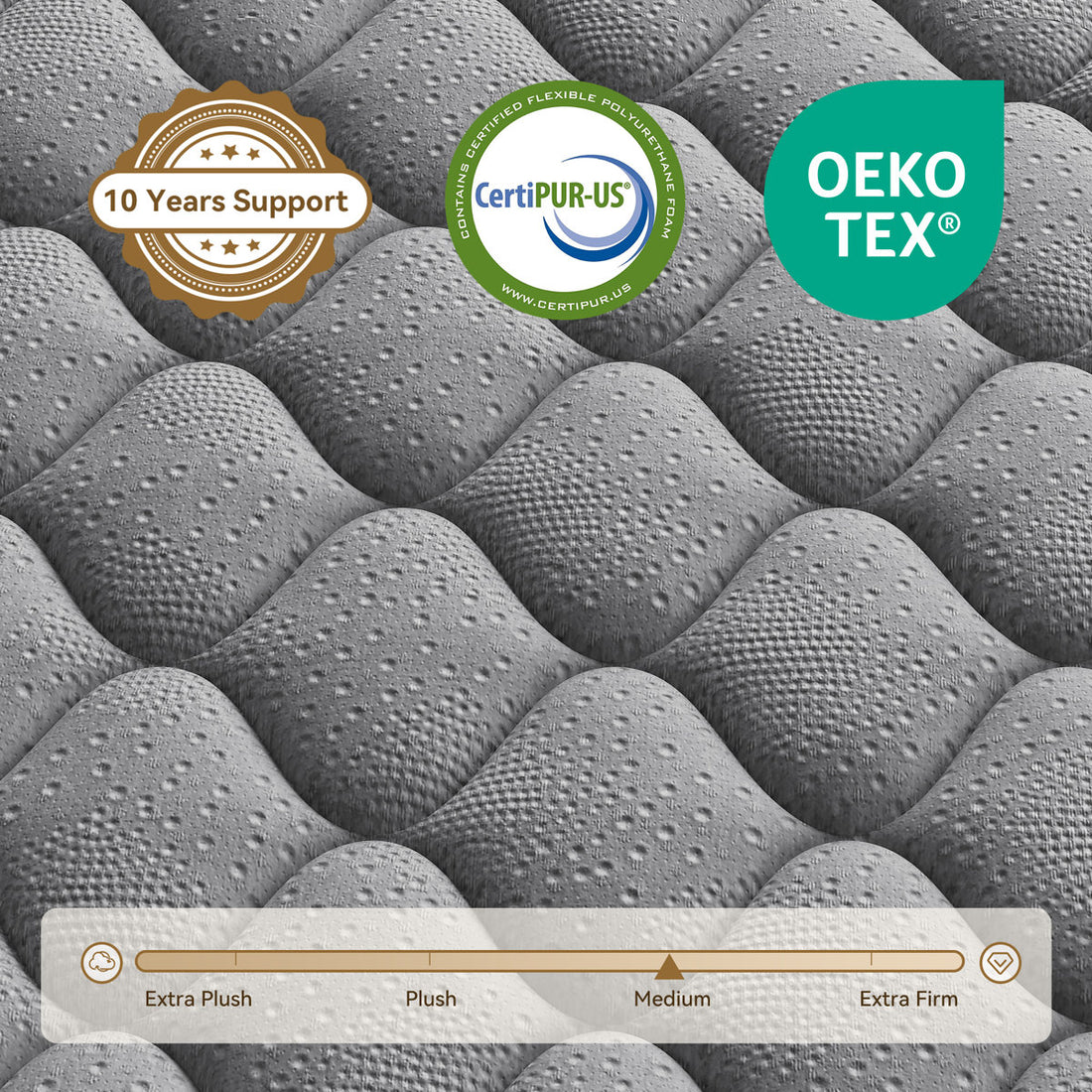 12” Medium Hybrid Mattress Pocket Spring With Memory Foam