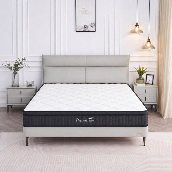12 Inch Medium Firm Hybrid Pocket Coil Full Mattress,Edge Support & Motion Isolation