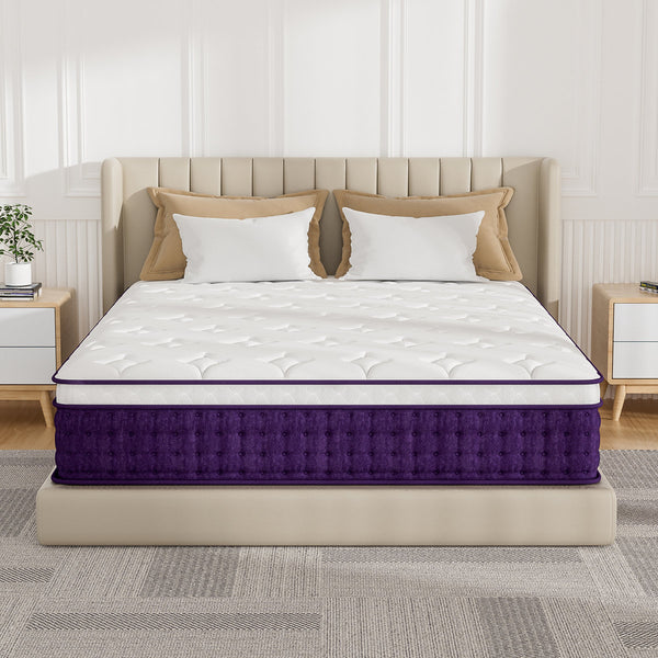 12 Inch Queen Size Mattress, Soft Gel Memory Foam Mattress, Cloud-like Comfort & Pressure Relief