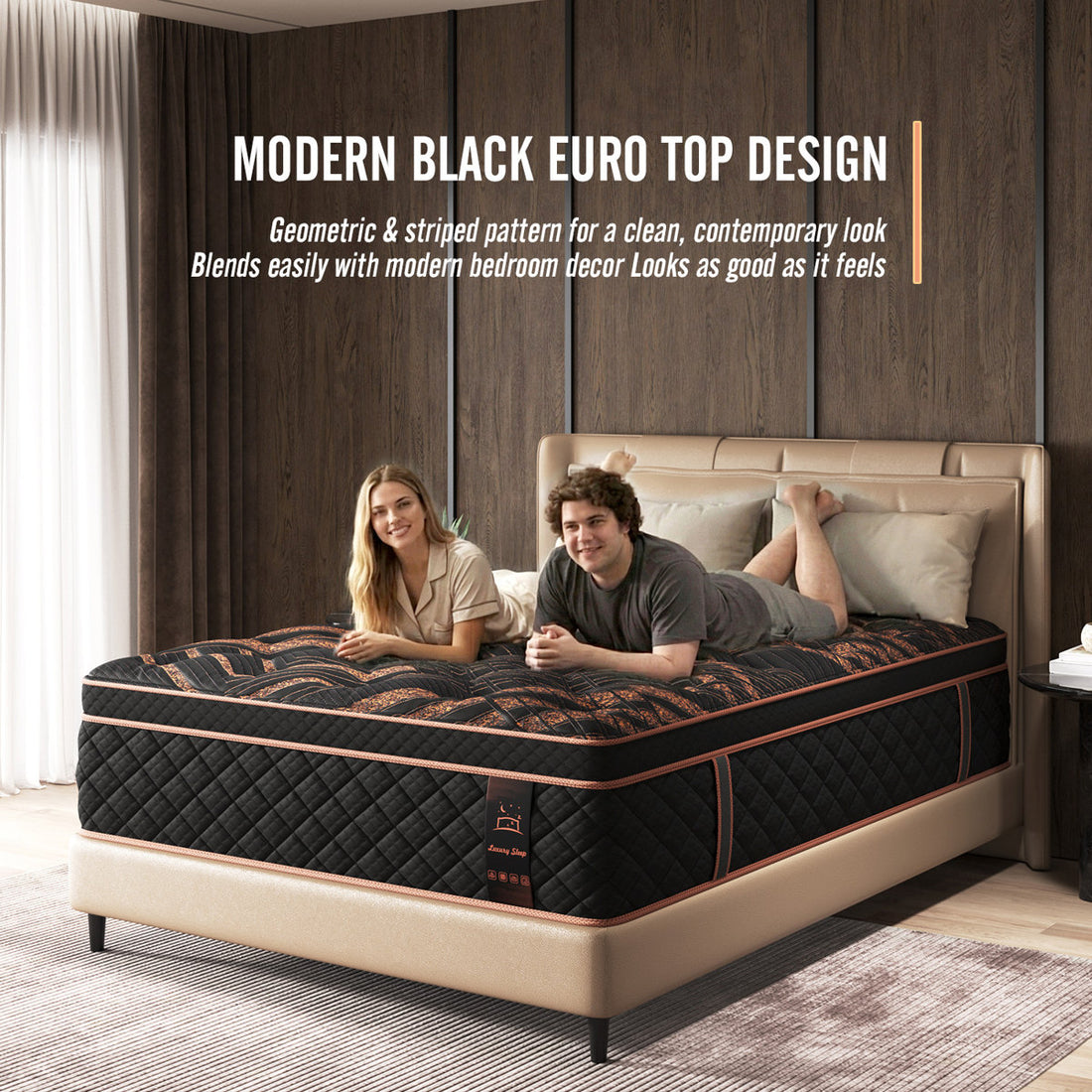 14-Inch Medium-Firm Hybrid Mattress with Gel Memory Foam & Pocket Coils, Mattress in a Box