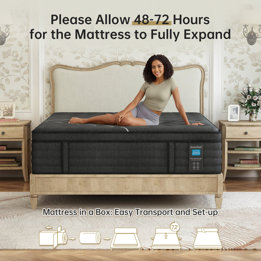 14.2-Inch Firm To Extra Firm Hybrid Mattress With Form Enhanced,  Back Support & Cooling Comfort