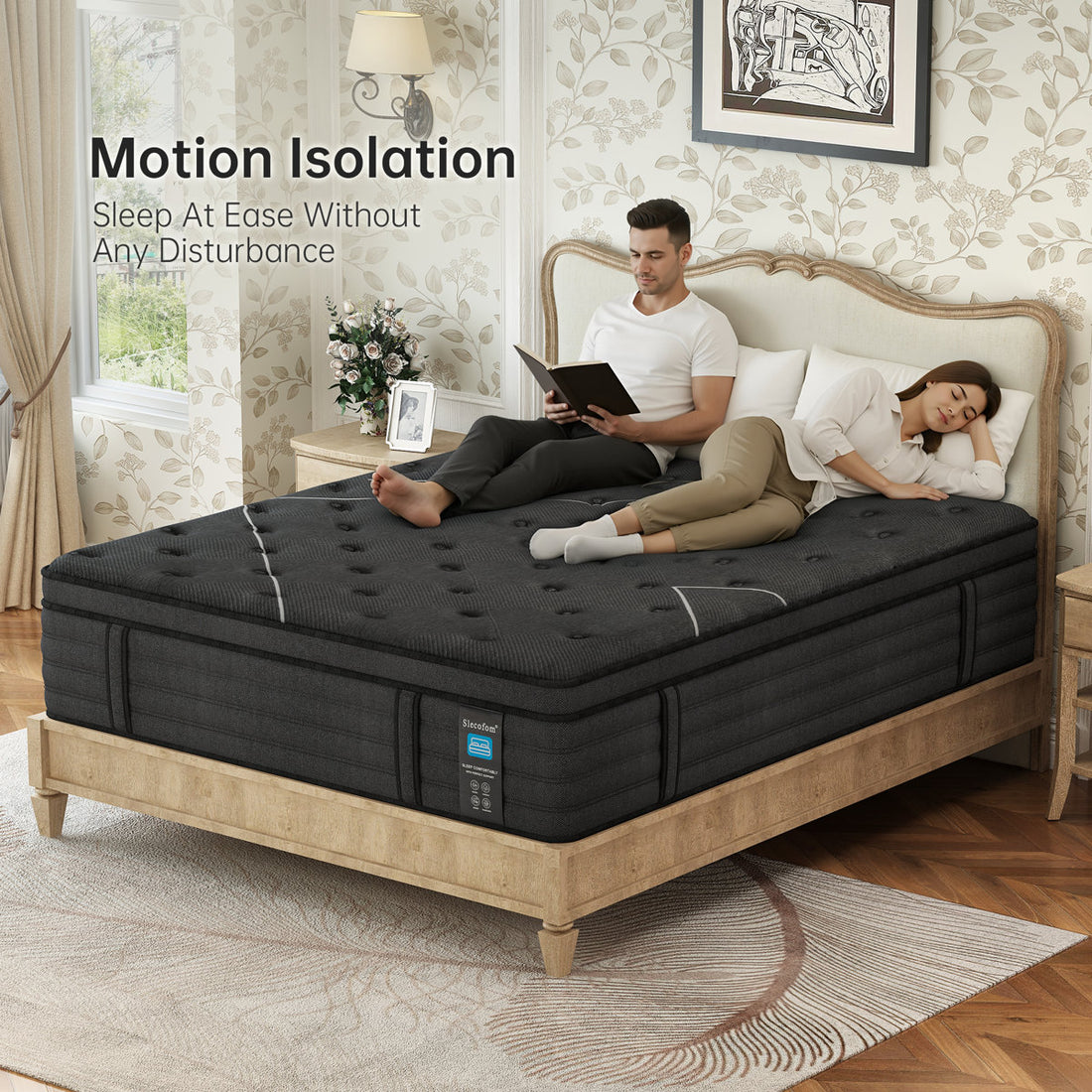 14.2-Inch Firm To Extra Firm Hybrid Mattress With Form Enhanced,  Back Support & Cooling Comfort