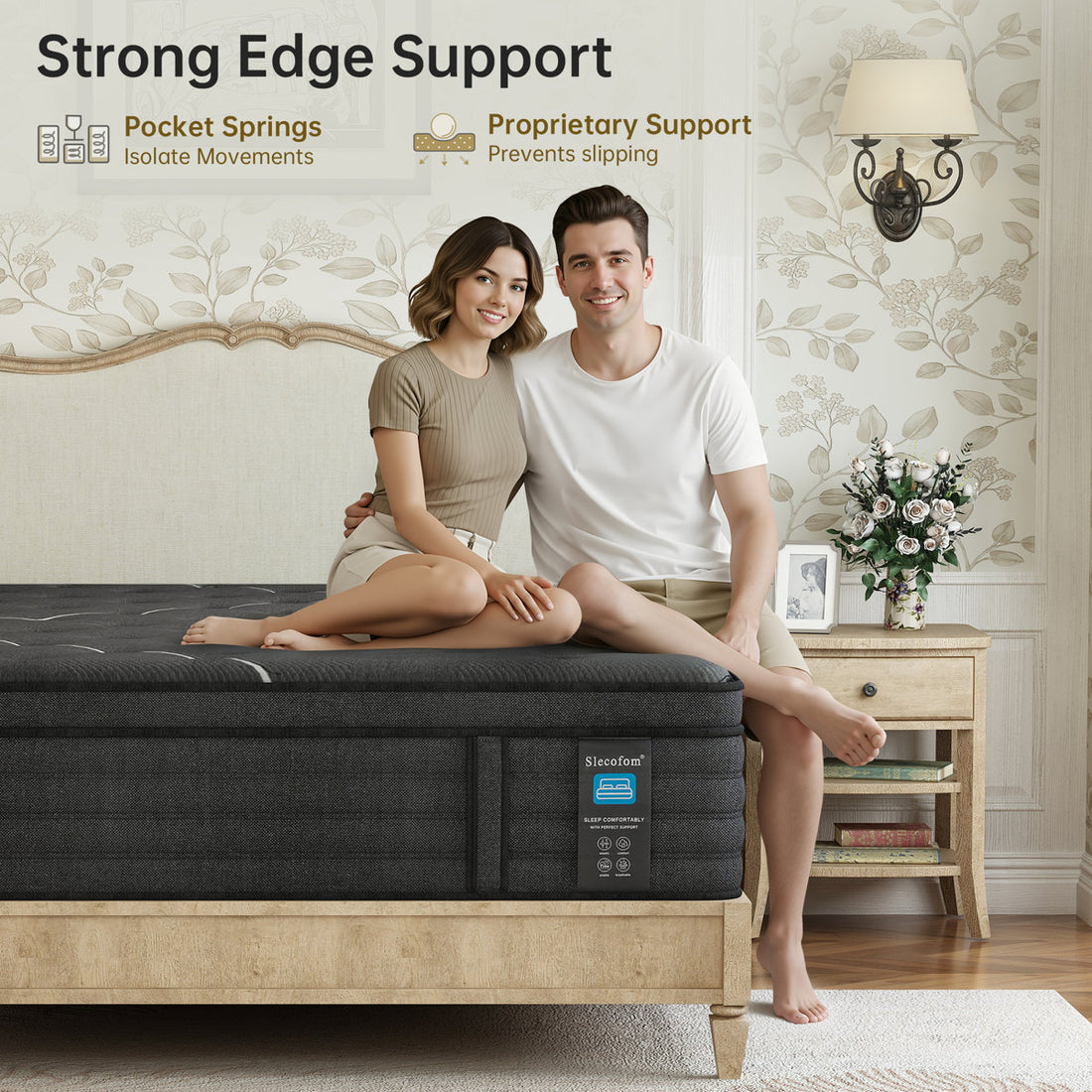 14.2-Inch Firm To Extra Firm Hybrid Mattress With Form Enhanced,  Back Support & Cooling Comfort