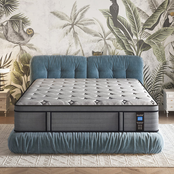 14" Bovingdon Firm Memory Foam Pocket Spring Hybrid Mattress, Motion Isolation, Firm Edge Support