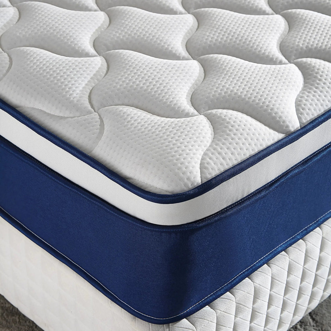14" King Size Hybrid Mattress Medium Plush Cooling Gel Memory Foam CertiPUR US Certified