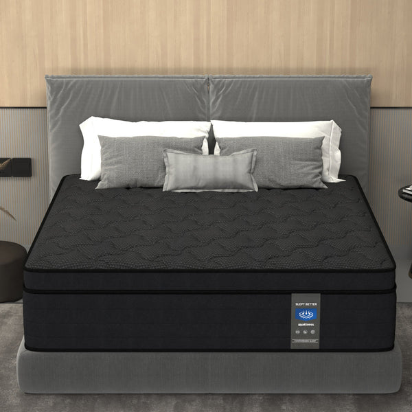 14" Medium Firm Gel Memory Foam Hybrid Pocket Spring Mattress in a Box, Pressure Relief, Motion Isolation, CertiPUR-US Certified