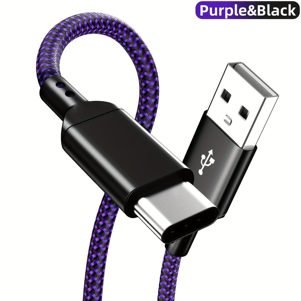 type c charger fast charging usb type c cable braided super