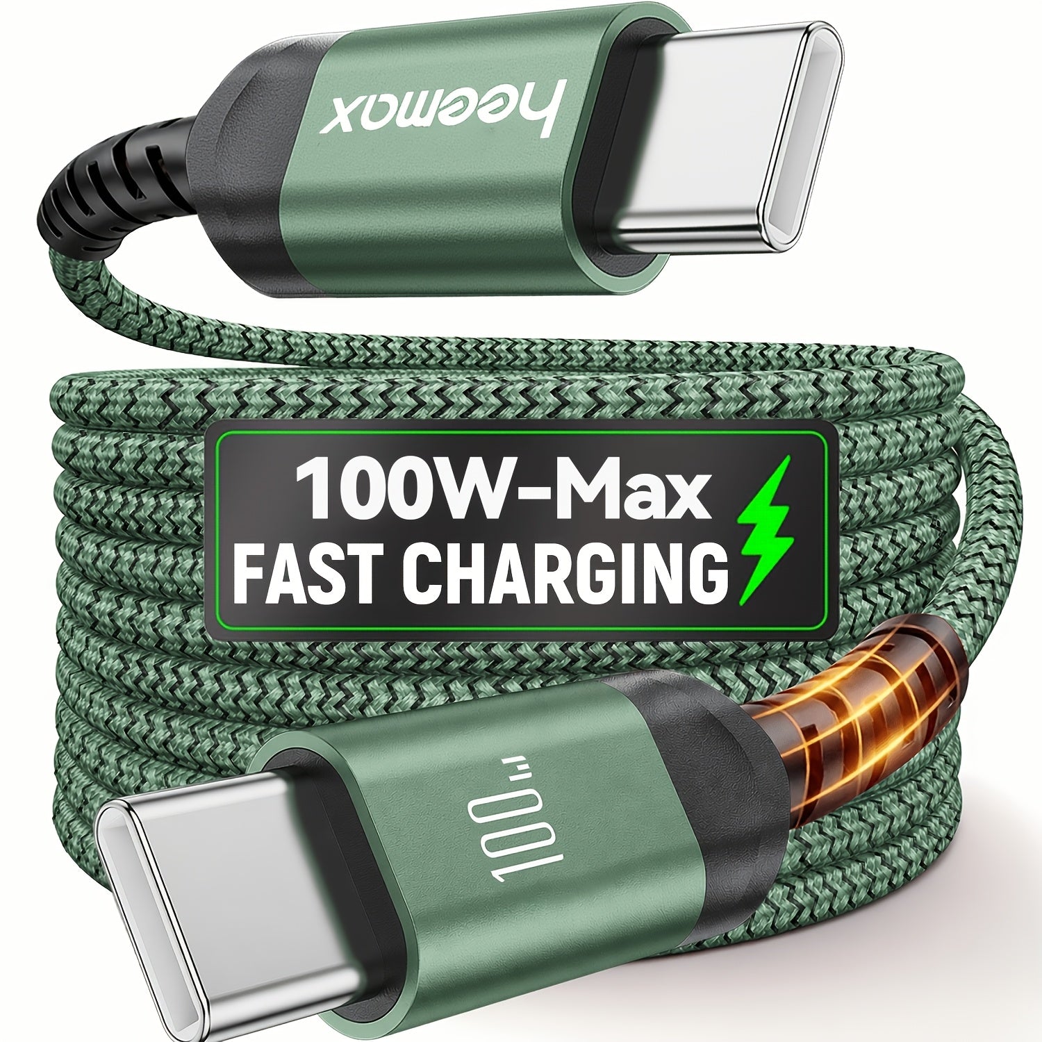 100w   charging cable pd3 0 high speed type c
