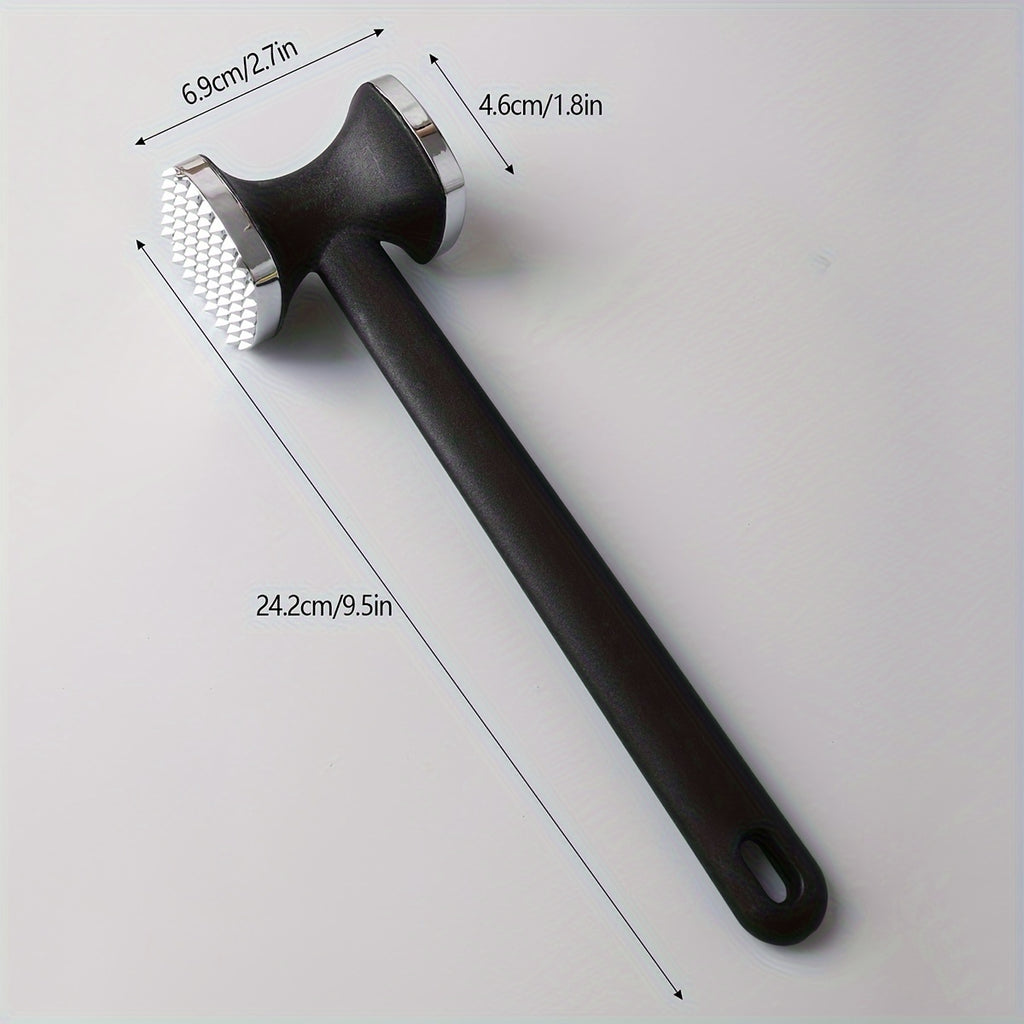 stainless steel meat hammer serrated edge ergonomic kitchen