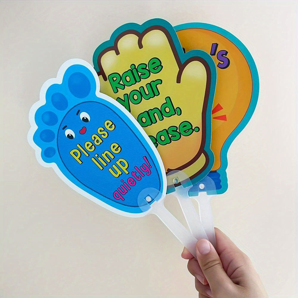 8pcs   cartoon class sign teacher