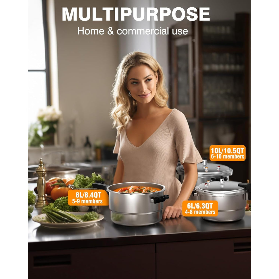 pyy 10qt aluminum pressure cooker a release