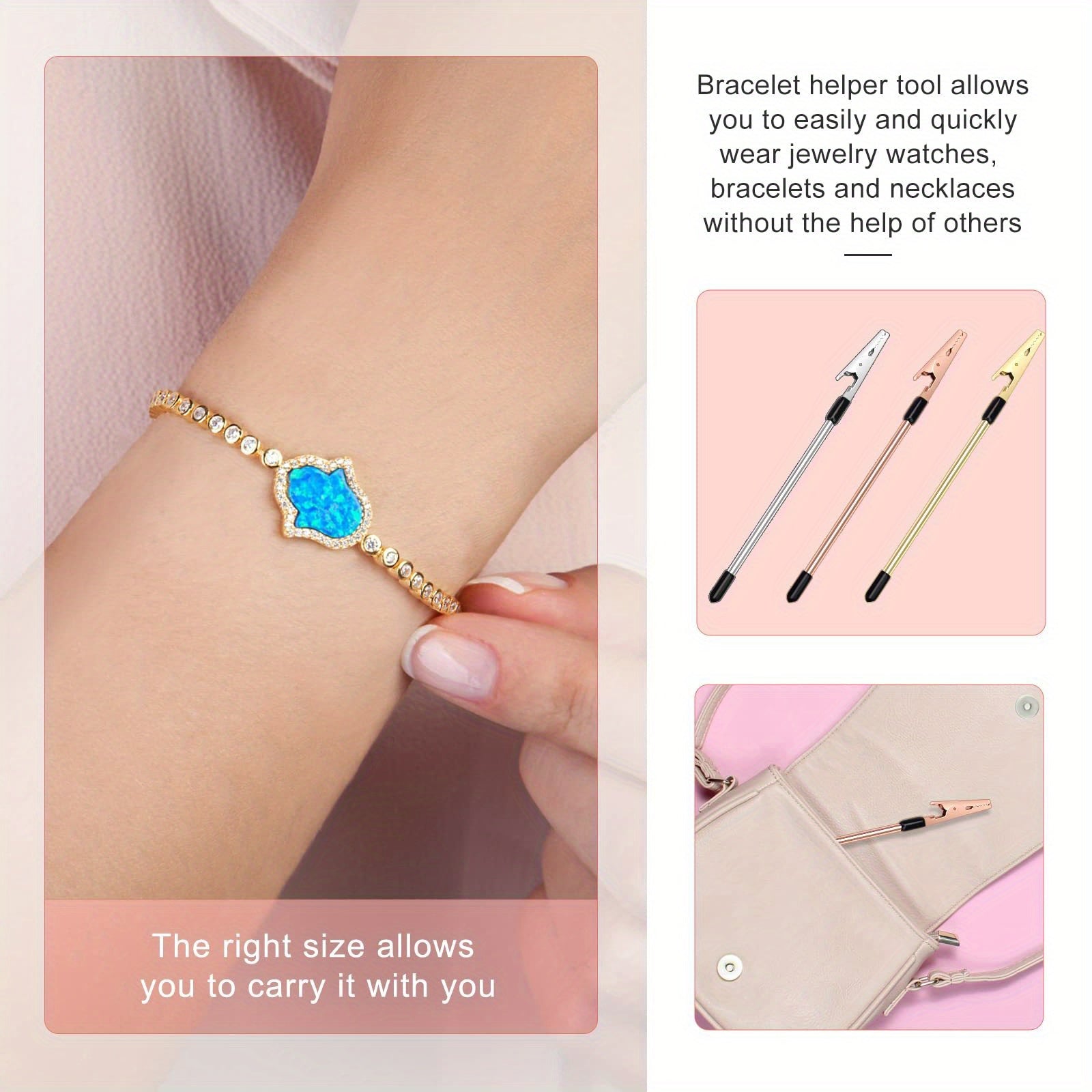 1pc bracelet helper bracelet tool jewelry helper hand