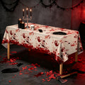 1pc horror blood handprint splatter tablecloth perfect