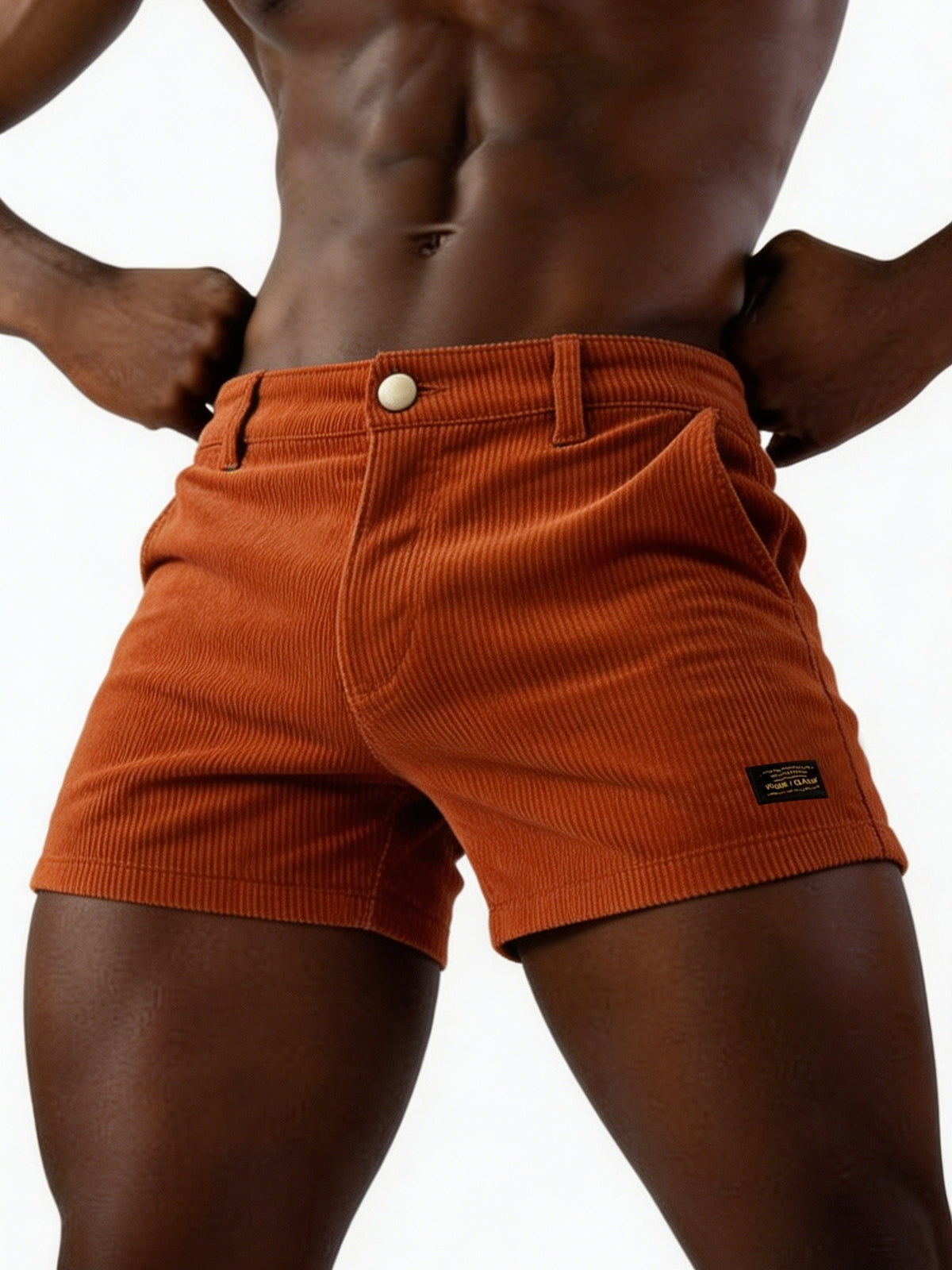western style mens fashion   casual corduroy shorts temu