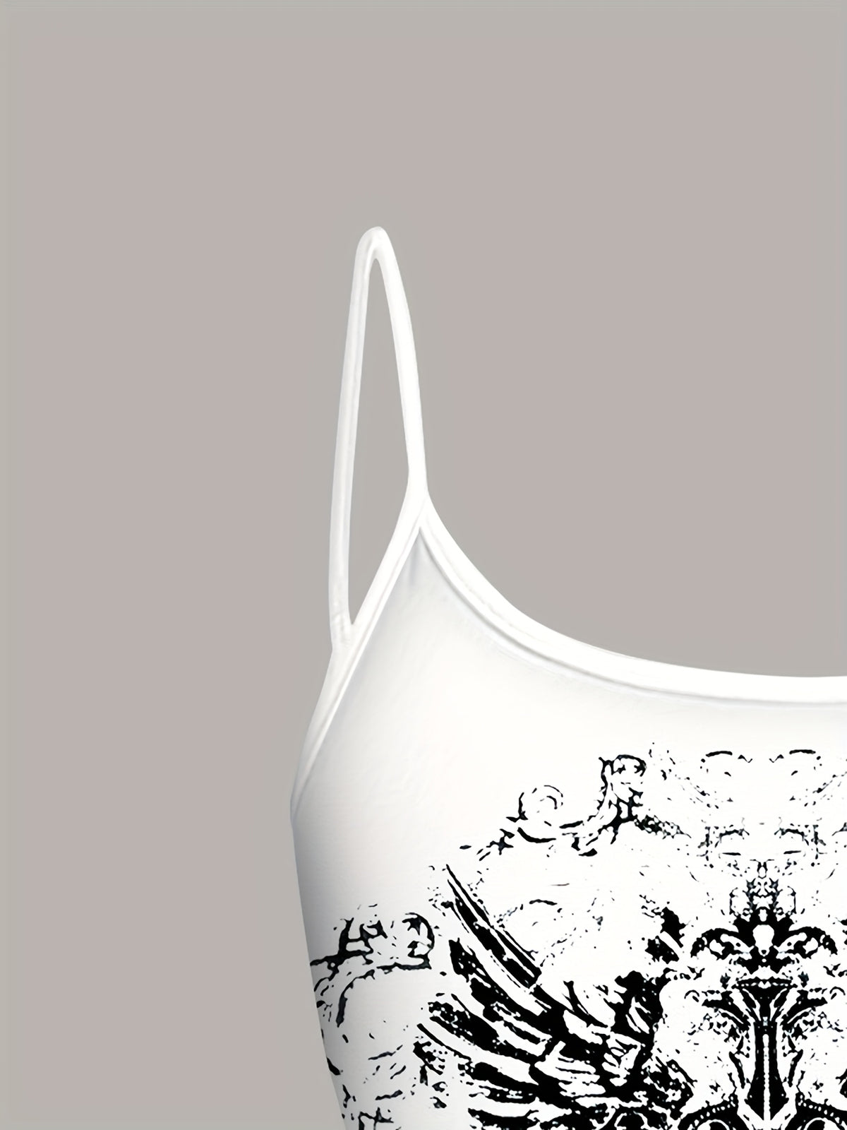 3pcs   womens vintage floral print camisole set