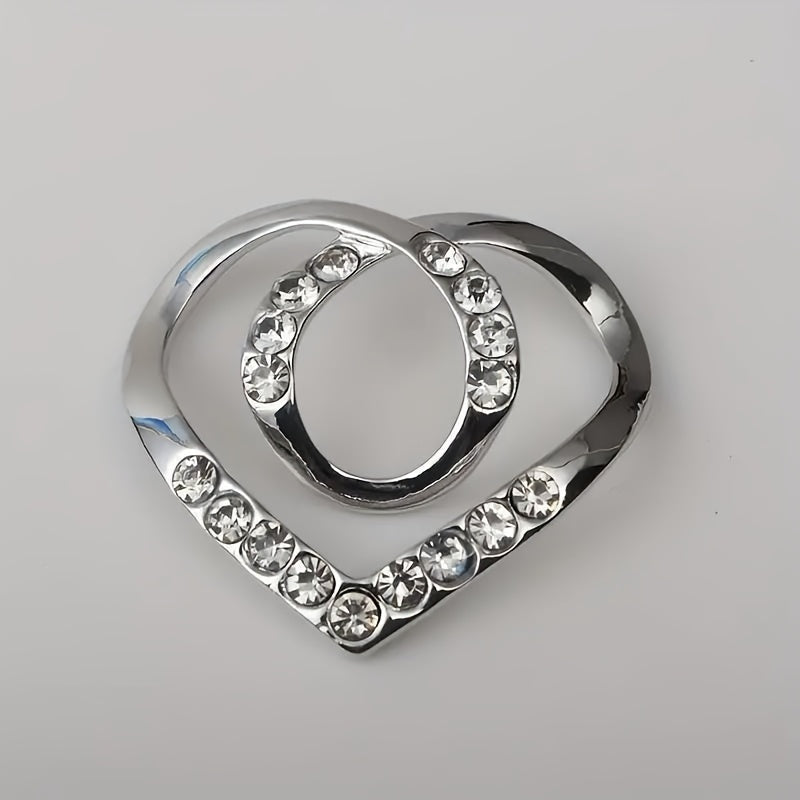 6pcs random color sparkling   t shirt clips elegant