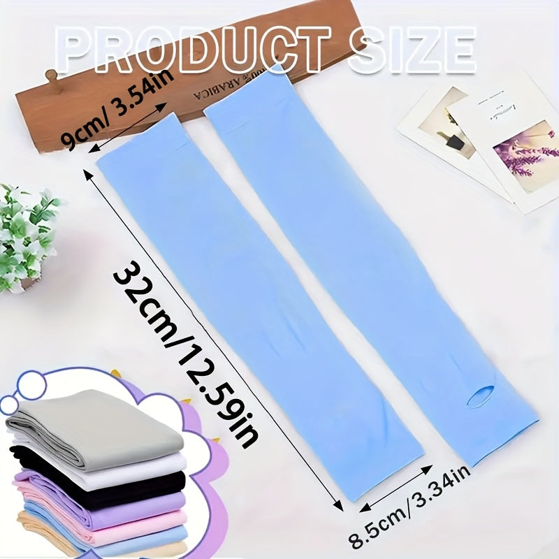 8 pairs cool arm covers men women summer travel arm sleeves