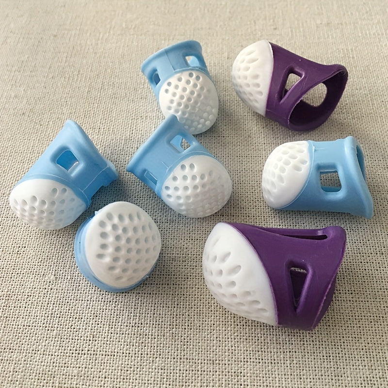 3pcs 1set sewing thimble set durable sturdy adjustable sizes