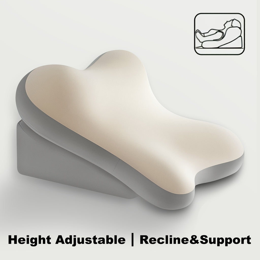 ergonomic bed wedge pillow adjustable memory foam backrest