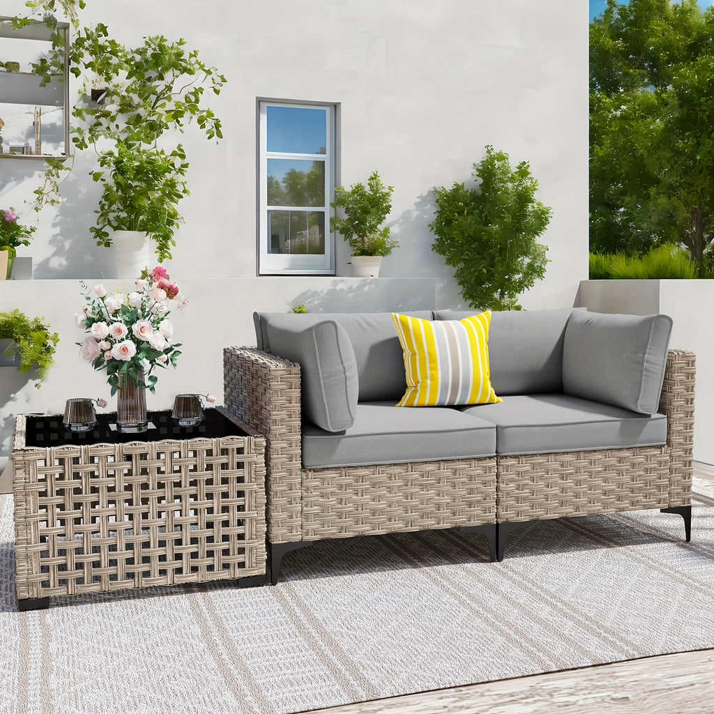 2 3 5 8 10pcs deep seat outdoor patio furniture set outside