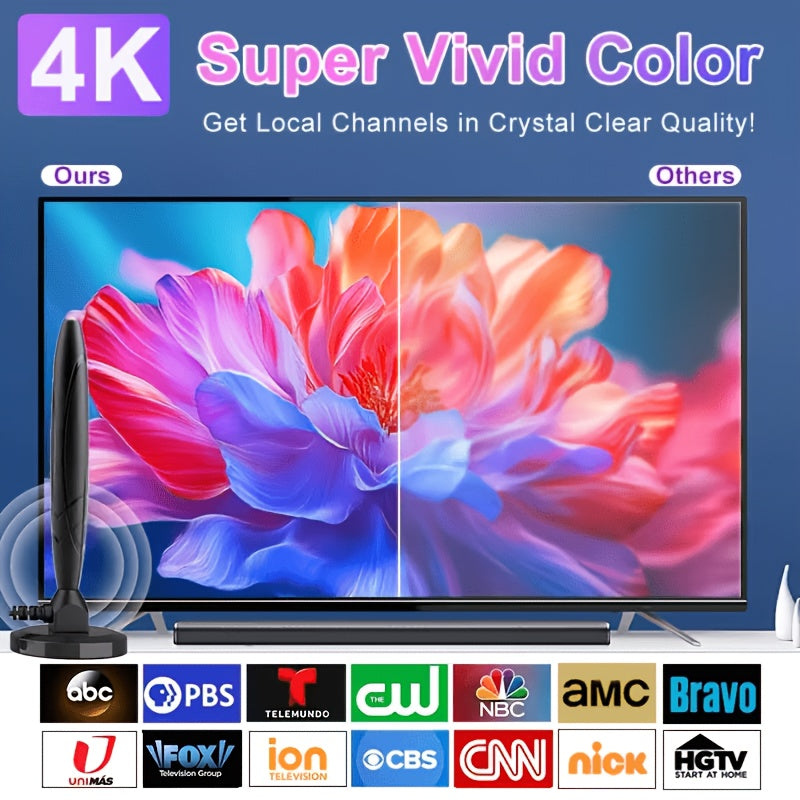 high definition tv antenna supports 4k 1080p full hdtv 200