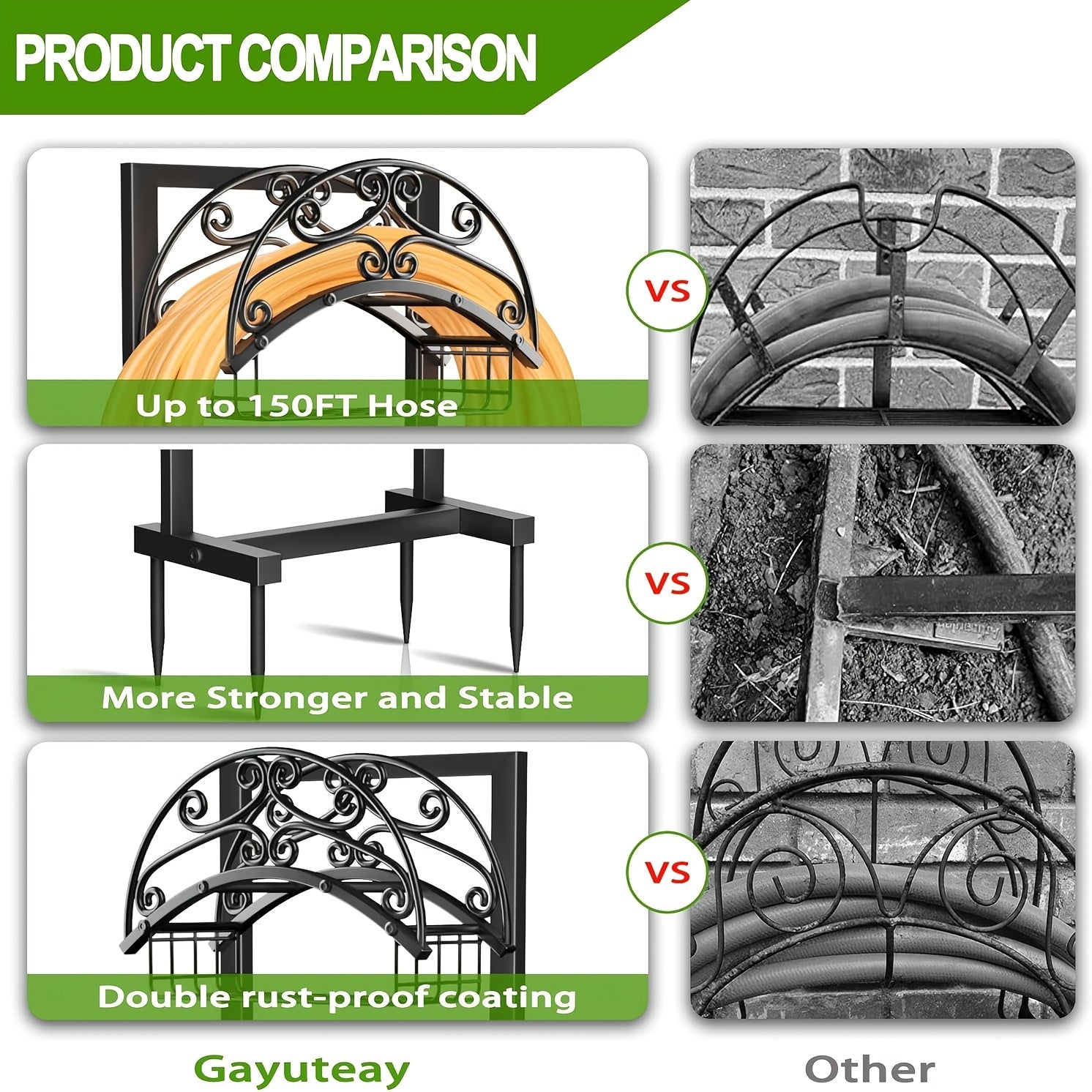 metal garden hose holder outdoor water hose holder hose reel