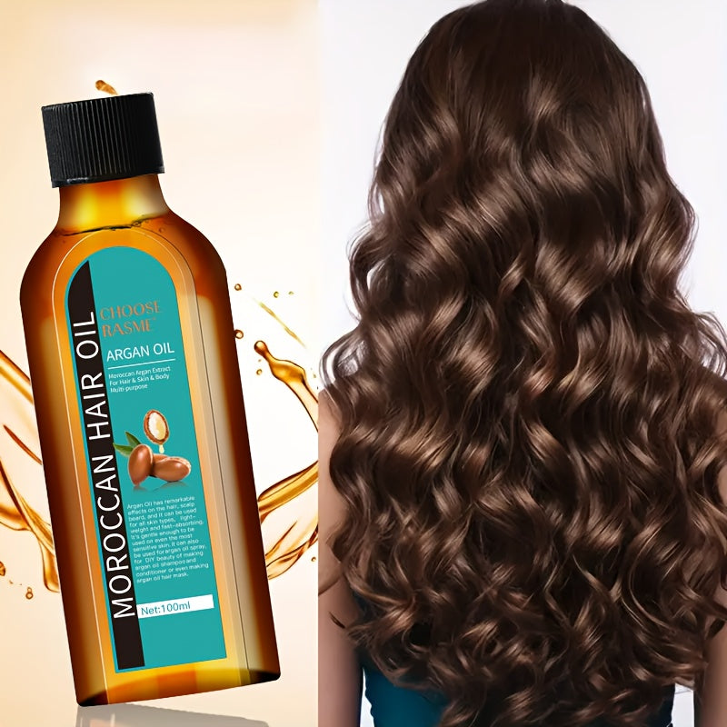 moroccan hair oil improves dry frizzy hair strengthens adds