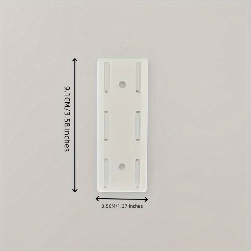 5pcs plastic wall mounted power strip organizer no drilling