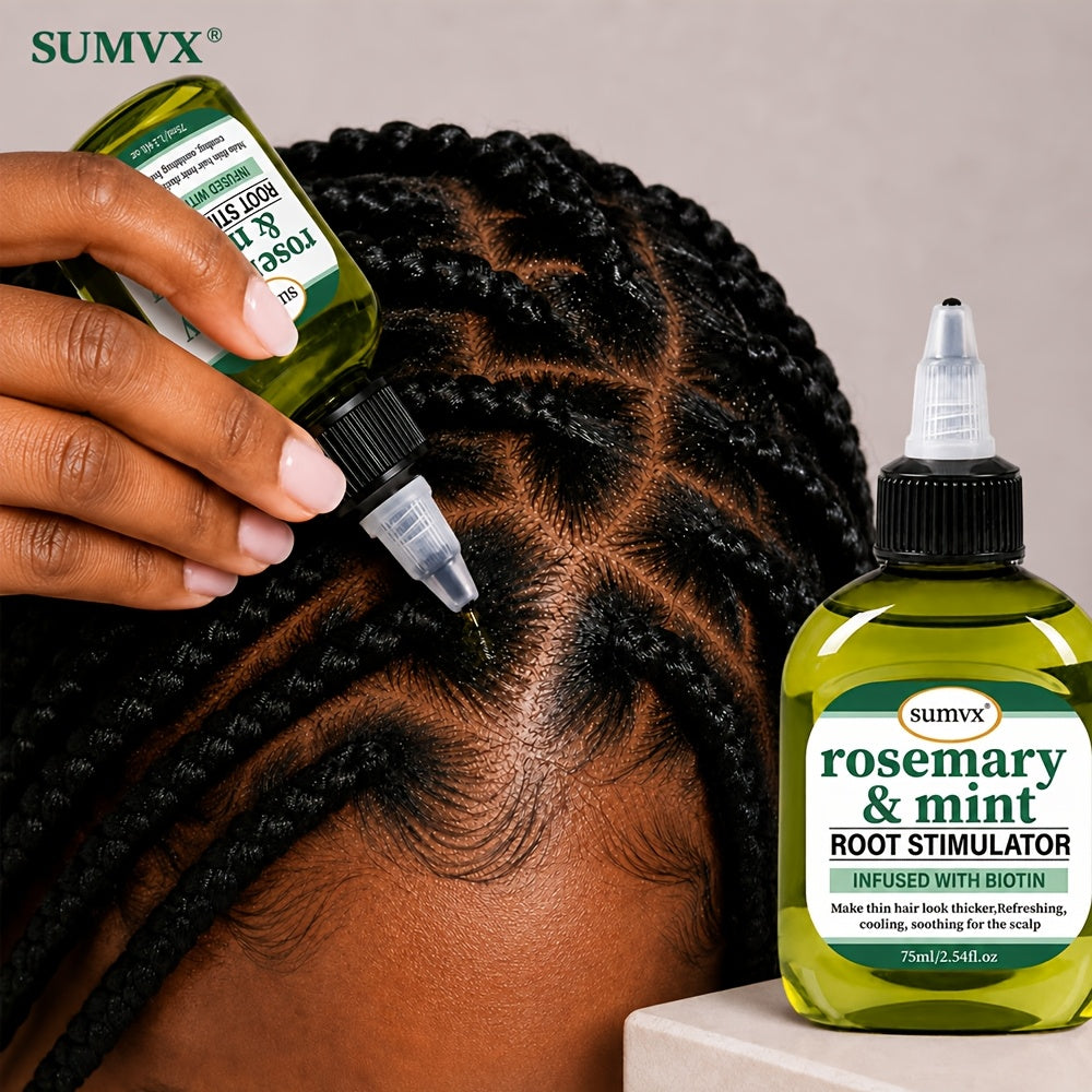 rosemary peppermint hair oil contains biotin rosemary