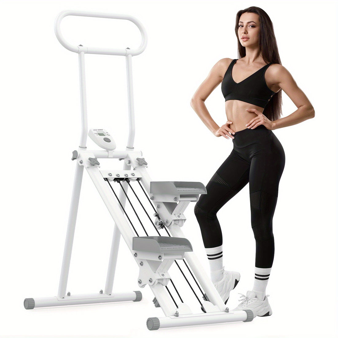 stair stepper foldable vertical aerobic climber