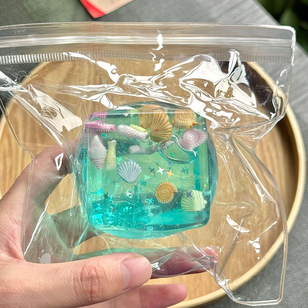 cube   shell squeeze toy soft slow rebound sensory