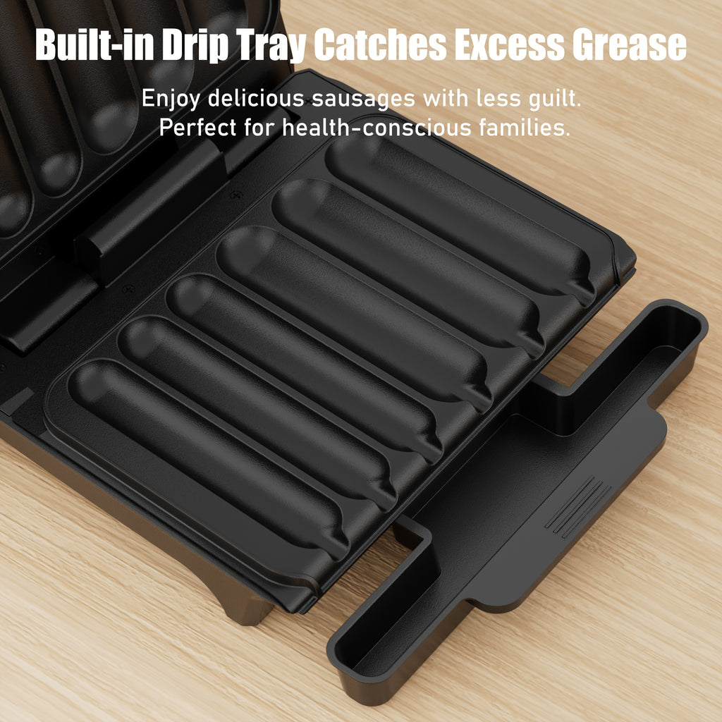 machine sausage grill nonstick plate oil