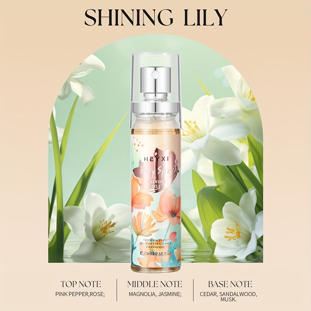 4 kinds scents body fragrance mist floral fragrance