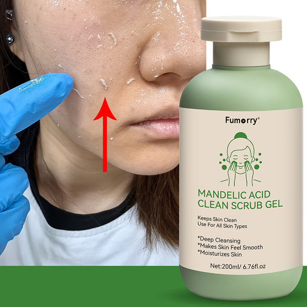 1 piece salicylic acid cleansing scrub gel aloe rose