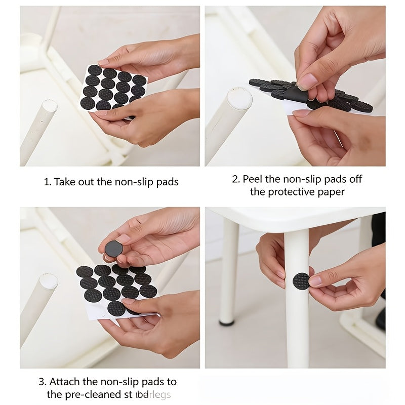 24pcs non slip furniture pads 28mm 1 1 inch self