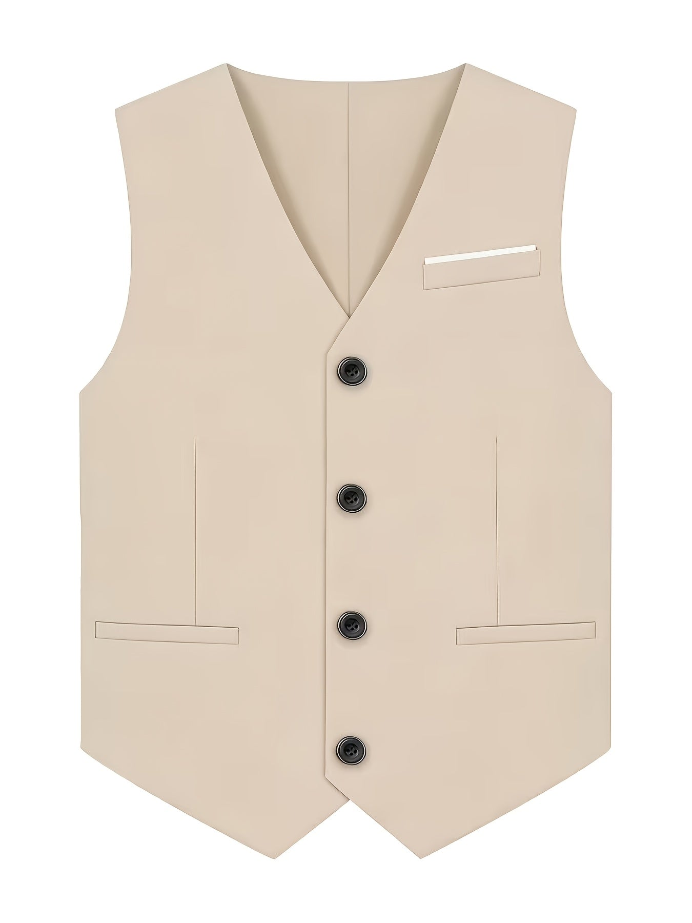 mens 3pcs   jacket vest suit pants stylish high