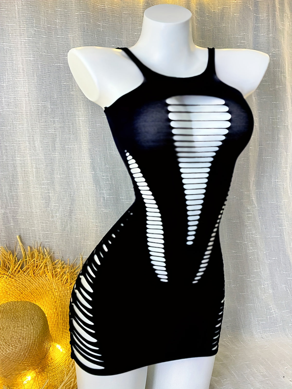 1pc   women   cover without bikini hollow bodycon
