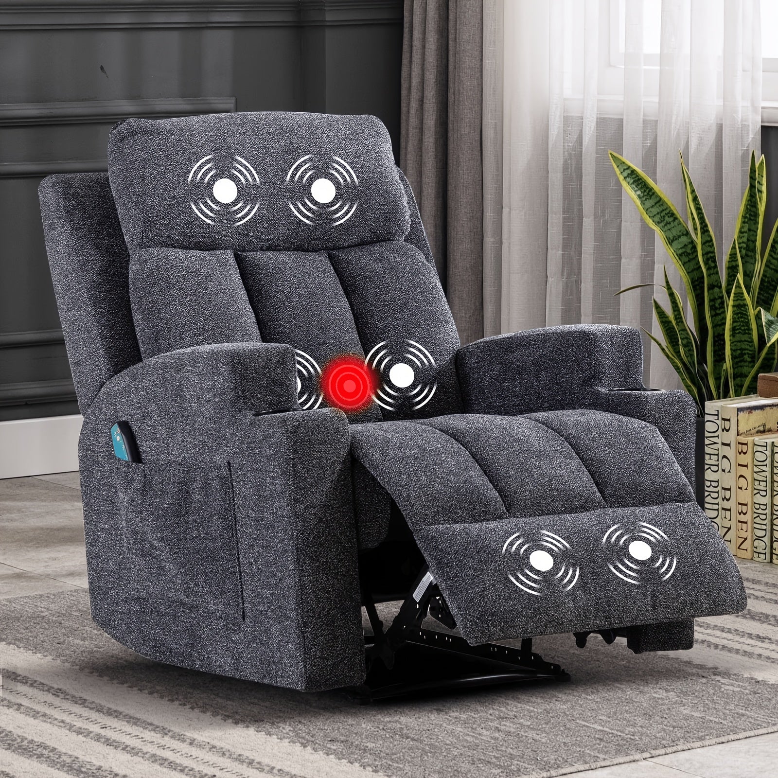 1pc 3pcs manual recliner living room set 1 seater 2 seater 3