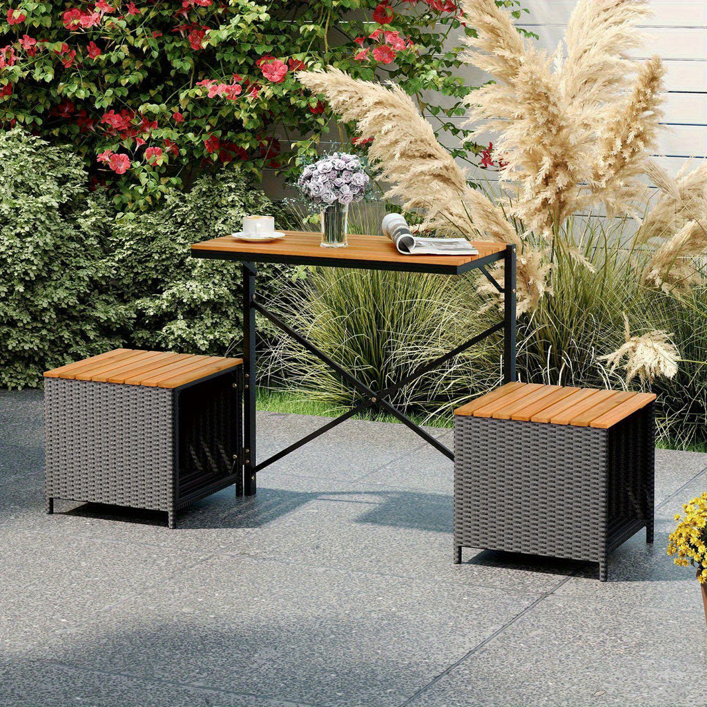 2 in 1 outdoor convertible bench transforming