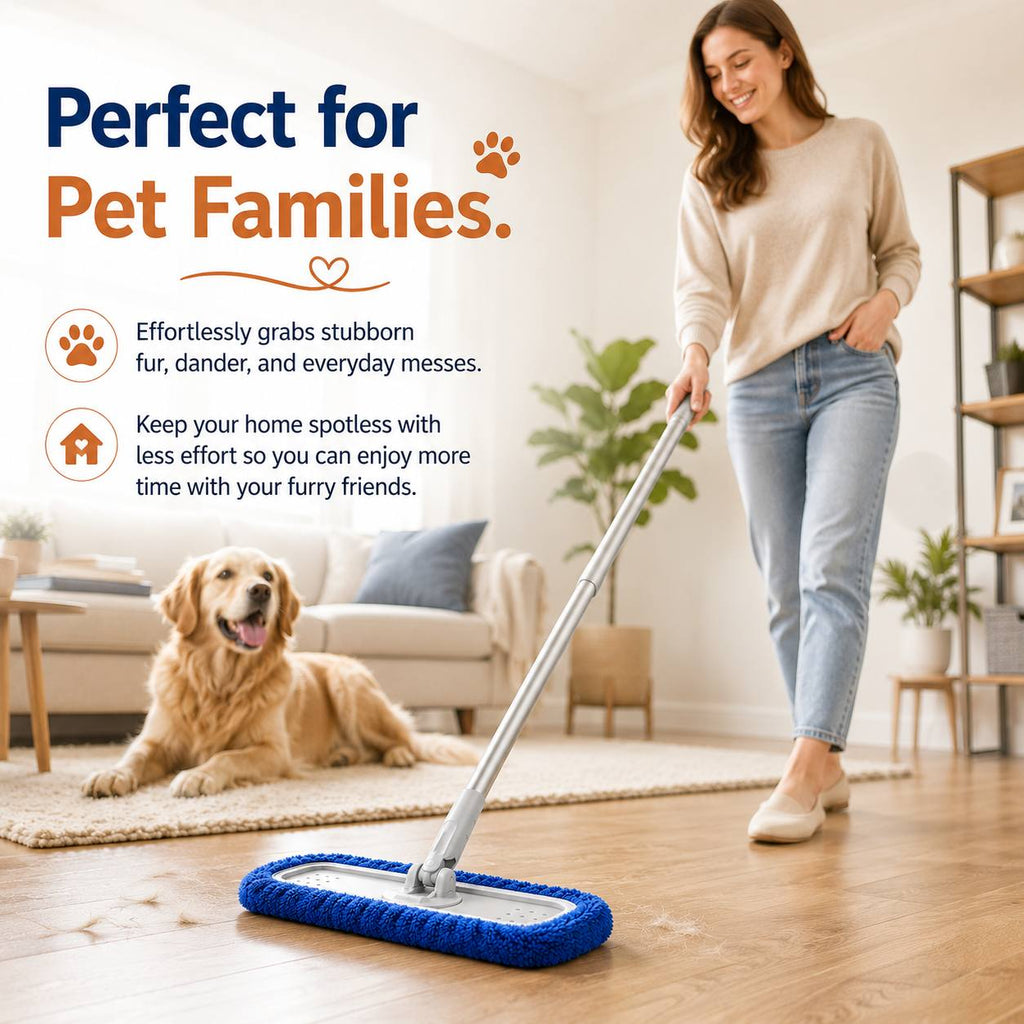 4pcs washable microfiber mop pads