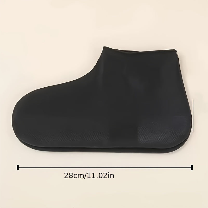waterproof rain shoe covers women reusable anti slip wear